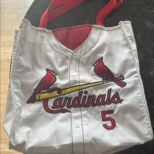 Cardinals Baseball Jersey Tote Bag